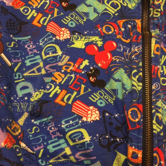 Walt Disney Work Parks youth reversible  Hoodie - Picture 6 of 7